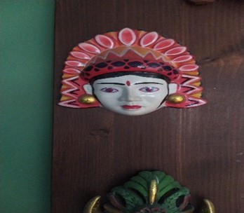 Maschera decorativa orientale