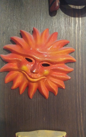 Maschera solare decorativa