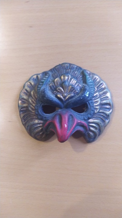 Maschera decorativa zoomorfa