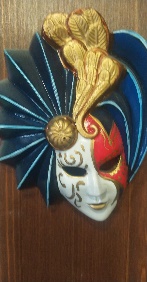 Maschera decorativa in stile veneziano