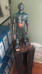 Scultura di extraterrestre
