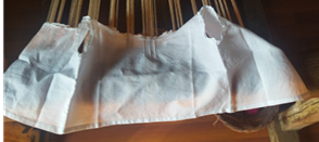 Corpetto femminile in cotone bianco